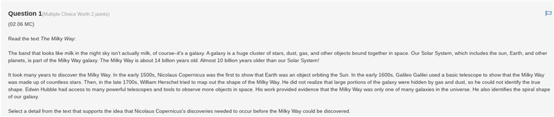 A: Edwin Hubble had access to many powerful telescopes and tools to observe more objects-example-1