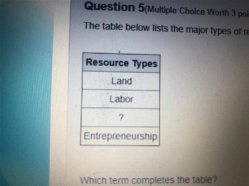 Which term completes the table?-example-1