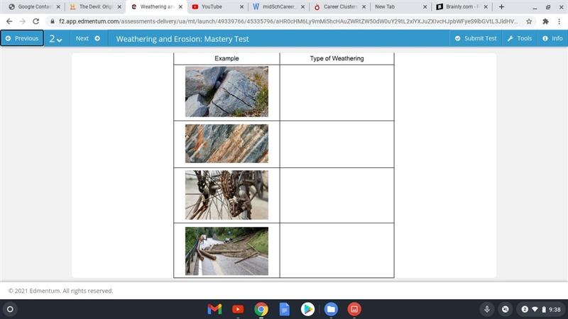 Mechanical weathering and chemical weathering urgent very urgent!!!!-example-1