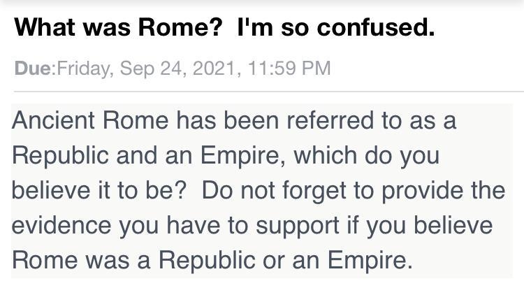 Plz help me it’s about the Rome government-example-1