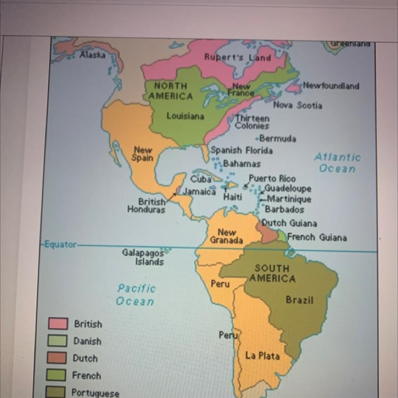 What conclusion can you draw from this map? 1. Slaves were in South America 2. The-example-1