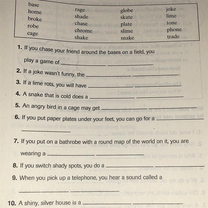 Journeys reader's notebook grade3 page15-example-1