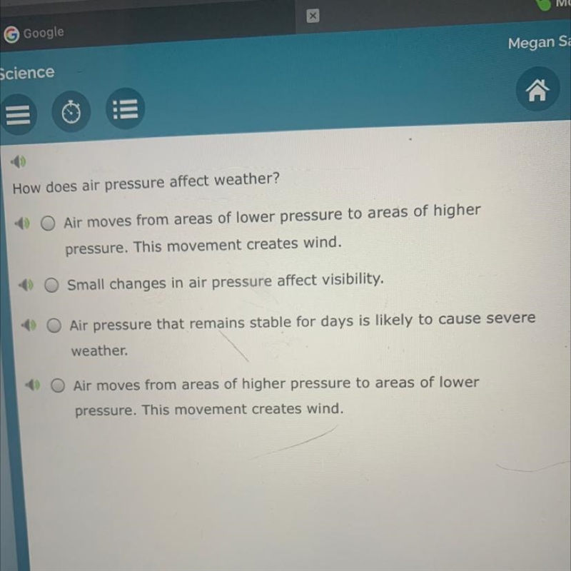 How does air pressure affect weather-example-1