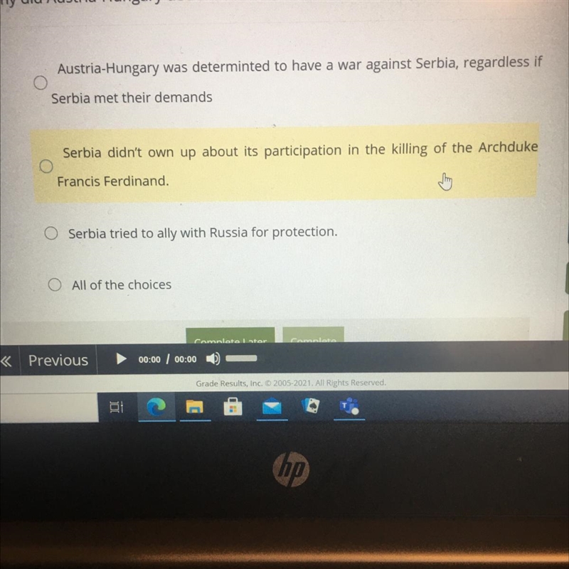 Why did Austria-Hungary declare war on Serbia?-example-1