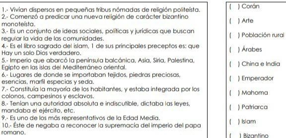 Instrucciones: Relaciona las columnas colocando dentro correspondiente. 1. Vivian-example-1