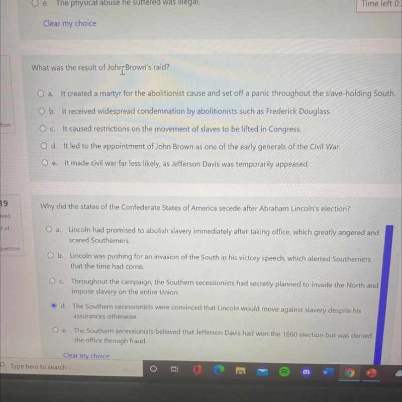 What was the result of john browns raid? I’m timed please help.-example-1