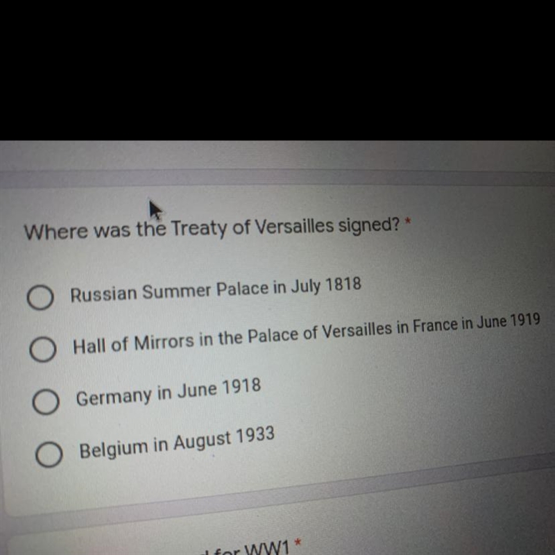 Where was the treaty of Versailles signed?-example-1