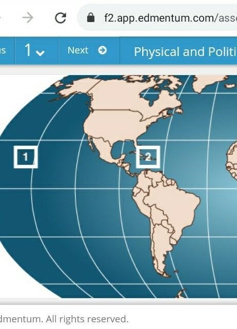 Look at the map and select the correct answer. ￼ In which area of the map are the-example-1