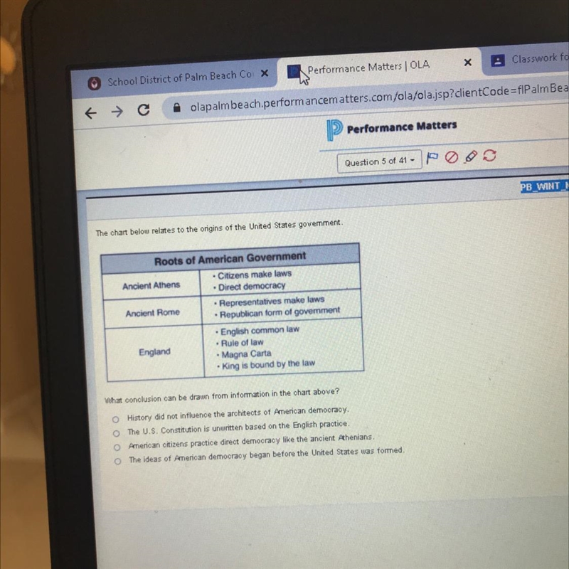 What conclusion can be drawn from information in the chart above Answer quickly taking-example-1