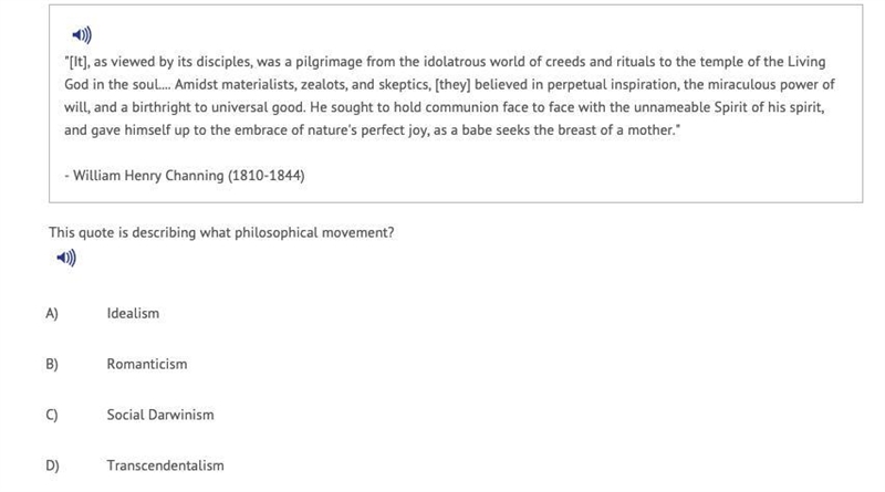 This quote is describing what philosophical movement-example-1