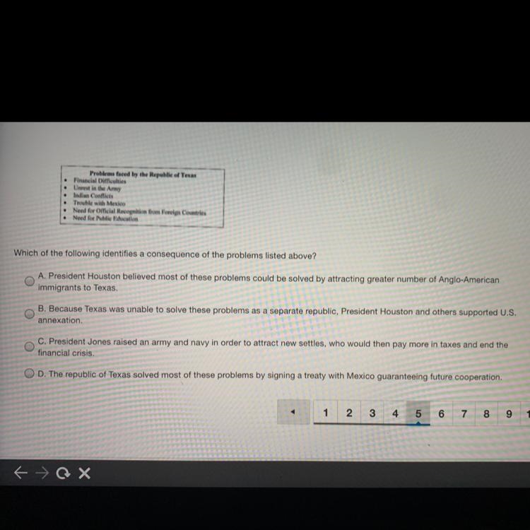 Which of the following identifies a consequence of the problems listed above?-example-1