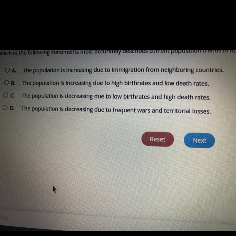 Select the correct answer. Which of the following statements most accurately describes-example-1