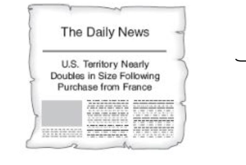 Use the newspaper headline and your knowledge of social studies to answer the following-example-1