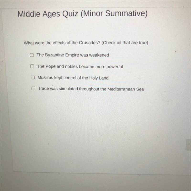 NEED HELP ASAP MIDDLE AGES-example-1