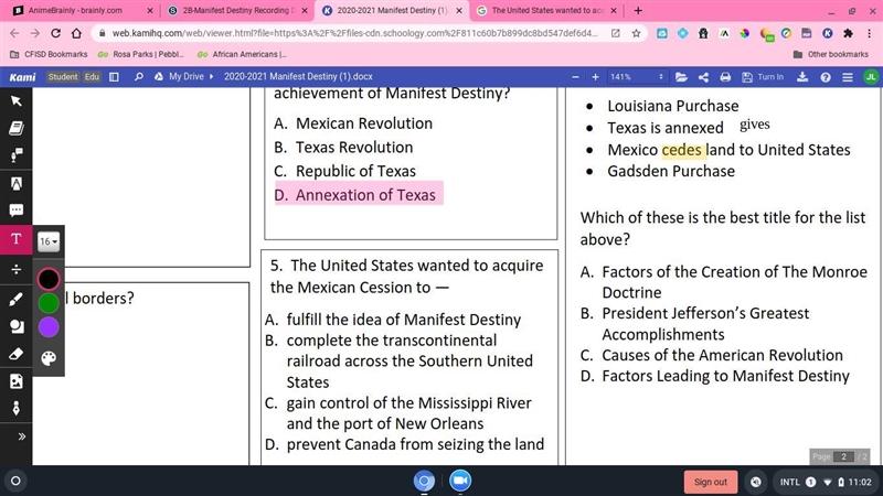 Please answer numbers four and five, please!! its Tx history. don't answer the highlighted-example-1