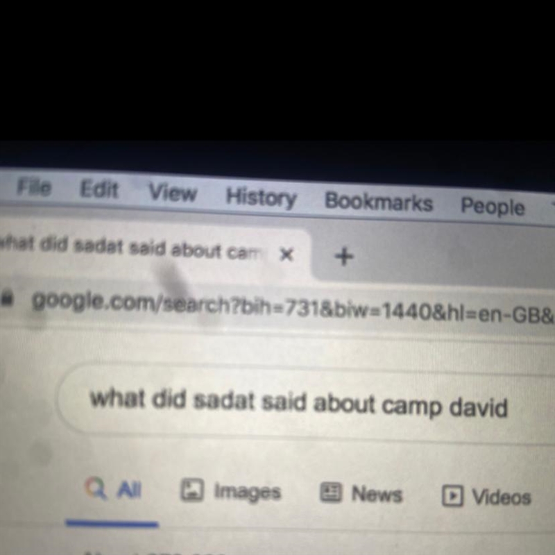 What is your opinion about sadat said in camp david-example-1