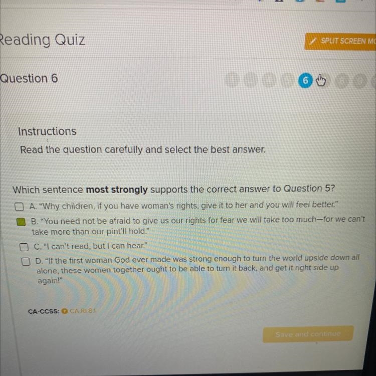 PLEASE PLEAE PLEASE HELP!!! I JUS NEED HELP WITH NUMBER 6 :) NOT 5-example-1