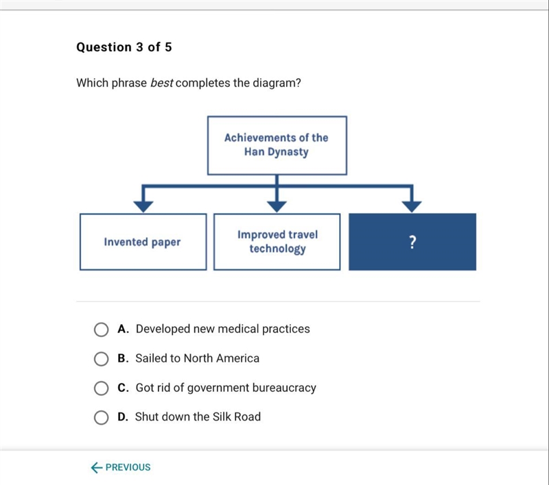 Which phrase best completes the diagram?-example-1