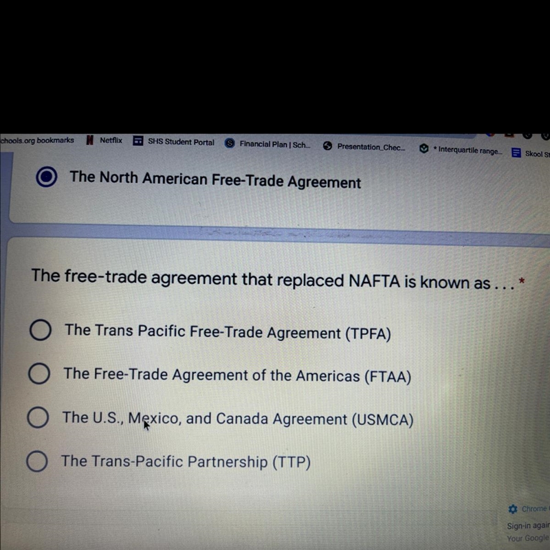 What replaced NAFTA-example-1