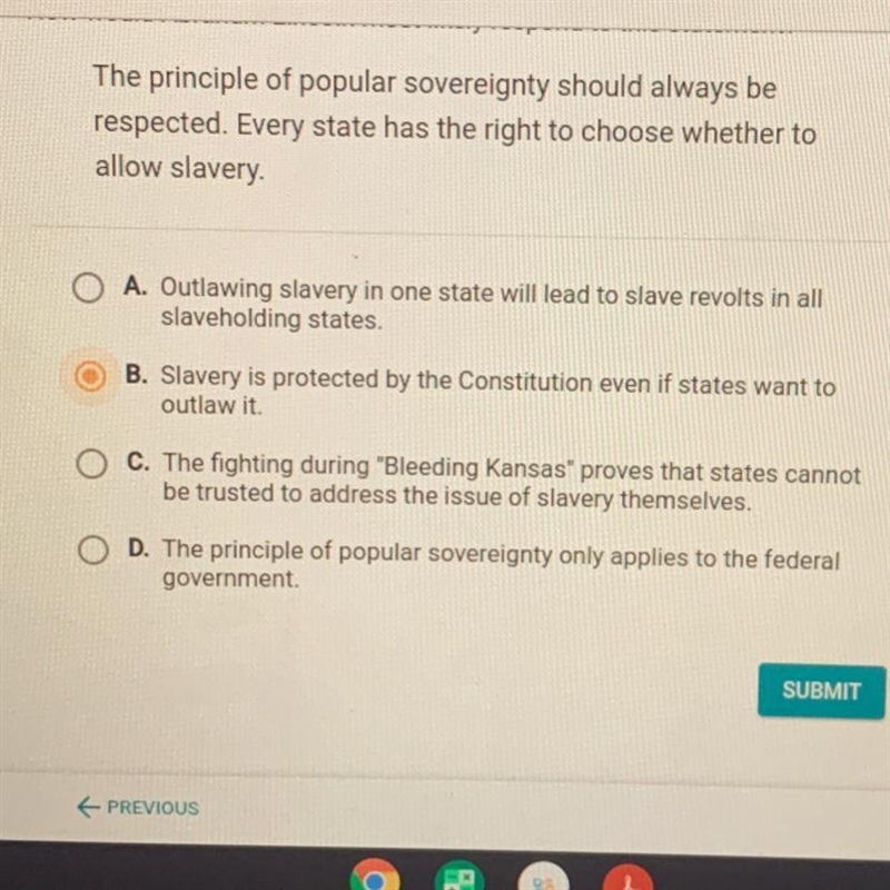 Question 4 of 35 How would Abraham Lincoln most likely respond to this statement? The-example-1