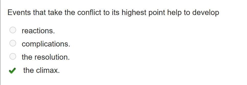 Events that take the conflict to its highest point help to develop-example-1