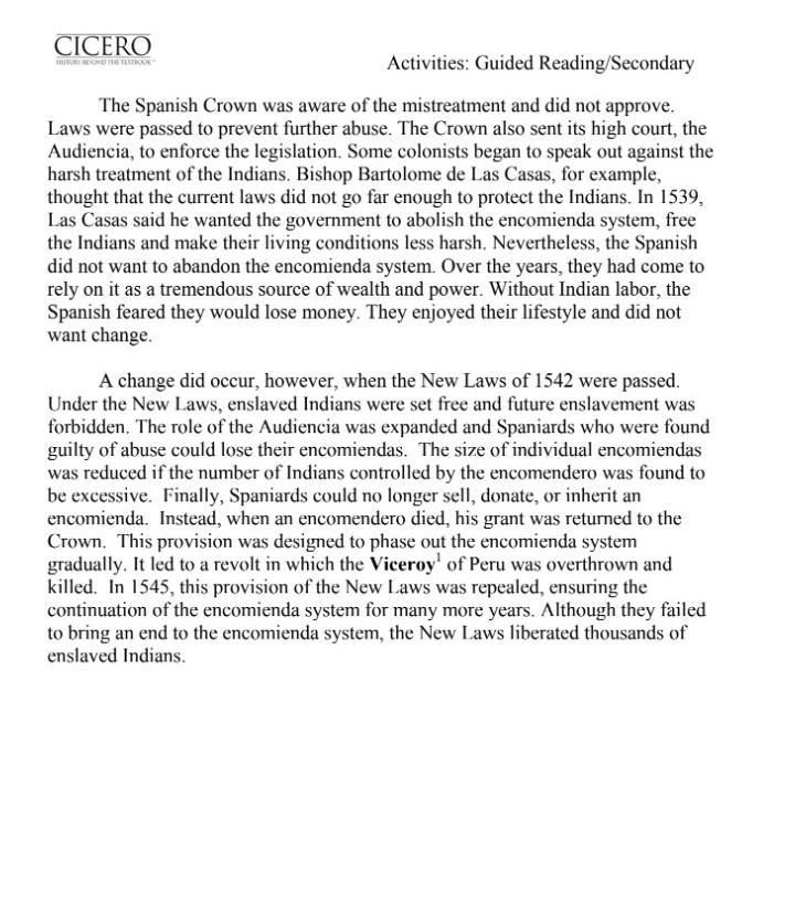 2.Imagine you are an American Indian living in the new Spanish conquistadors move-example-1