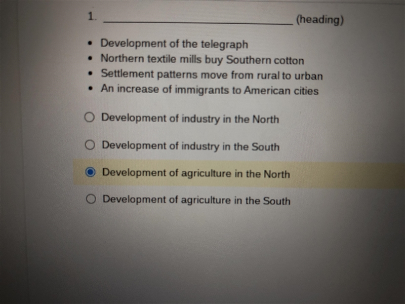 Which heading best completed the partial outlined below?-example-1