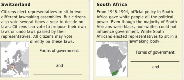 Which form of government do you feel would be the most effective? Justify why-example-1