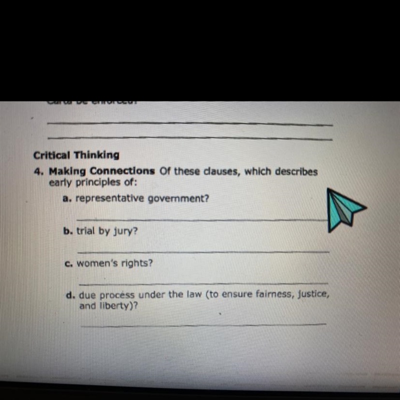 Pls help with this if you have time <3 Critical Thinking 4.Making Connections of-example-1