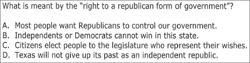 What is meant by the right to republican form of government-example-1