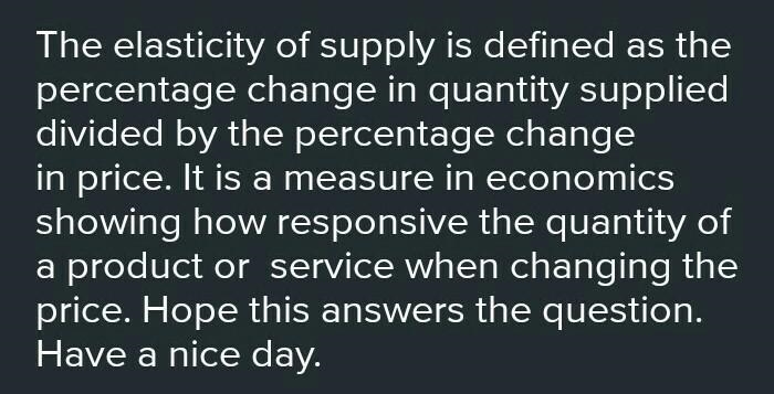 Define Elastic Supply-example-1