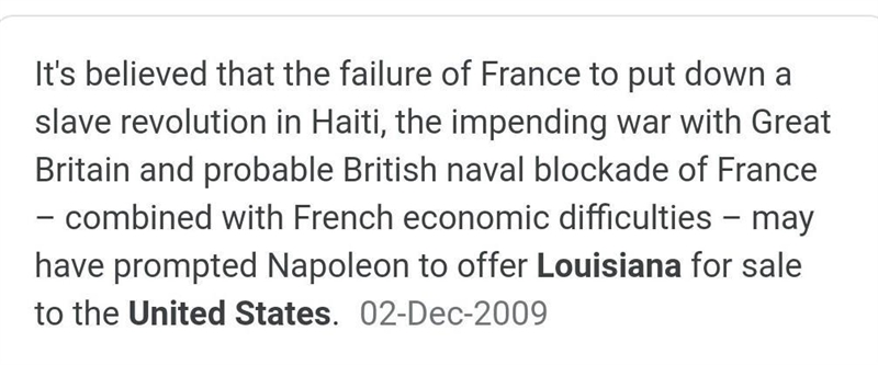 If the United States were to buy a large amount of foreign land like in the Louisiana-example-2