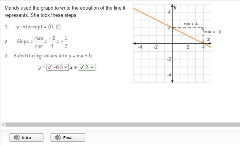 Give with good explanation and will give Braliest!! Hurry pls! Mandy used the graph-example-1