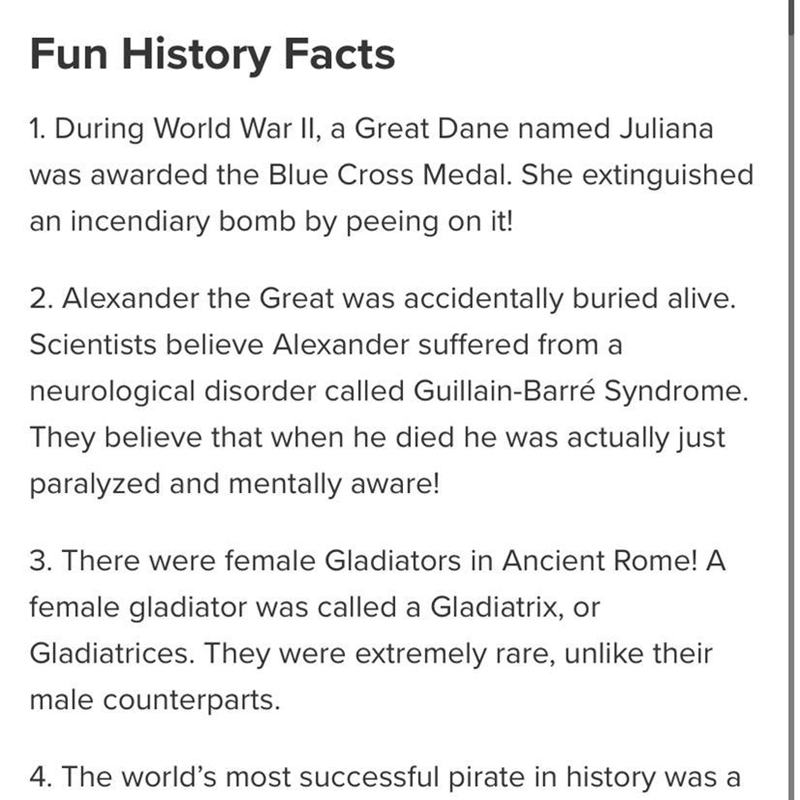 Fun fact about history-example-1