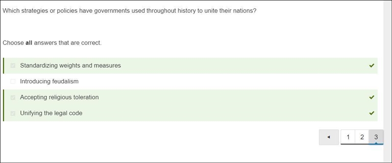 Which strategies or policies have governments used throughout history to unite their-example-1