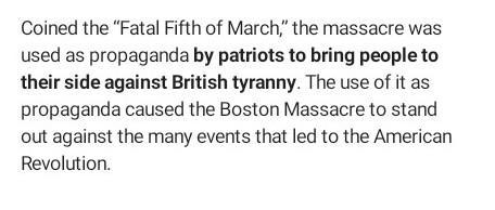 ASAP how does the Boston massacre connect to real life-example-1