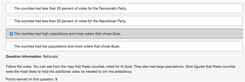 Al Gore wanted a vote recount in four Florida counties—Volusia, Palm Beach, Broward-example-1