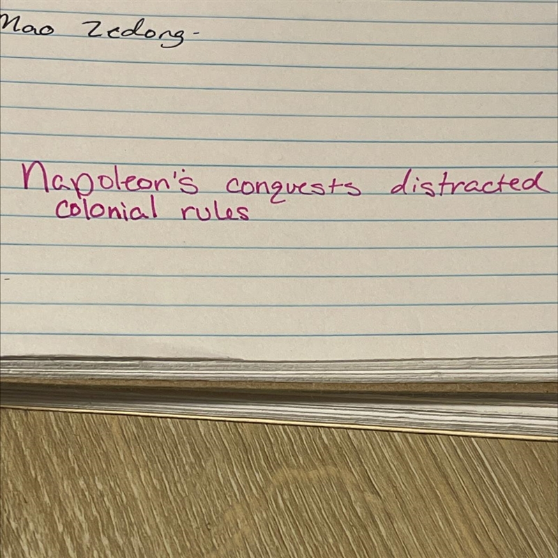 How did Napoleon's European conquests influence colonialism in Latin America?-example-1