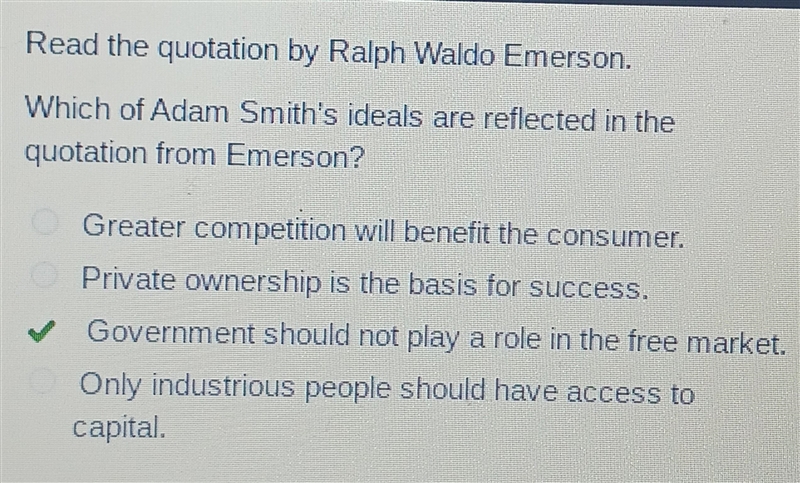 Wealth brings with it its own checks and balances. The basis of political economy-example-1