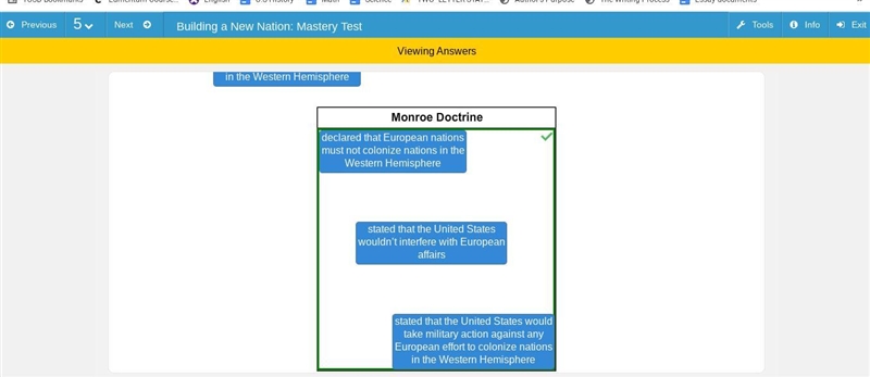 Drag each correct tile to the box. Not all tiles will be used. Identify the policies-example-1