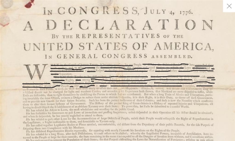 Need a Blackout poem using the Declaration of Independence (hope for freedom) Please-example-1