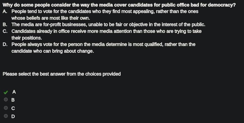 Why do some people consider the way the media cover candidates for public office bad-example-1