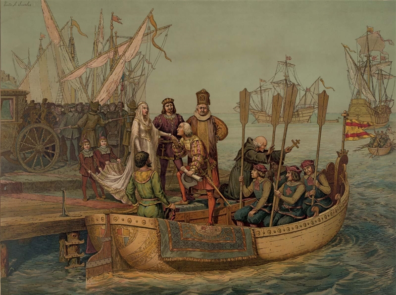 What European countries financed the Voyages of Columbus.-example-3