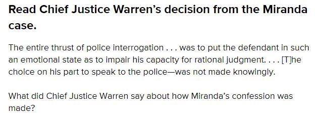 The entire thrust of police interrogation . . . was to put the defendant in such an-example-1