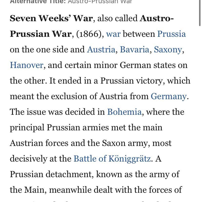 What is the seven weeks war?????-example-1