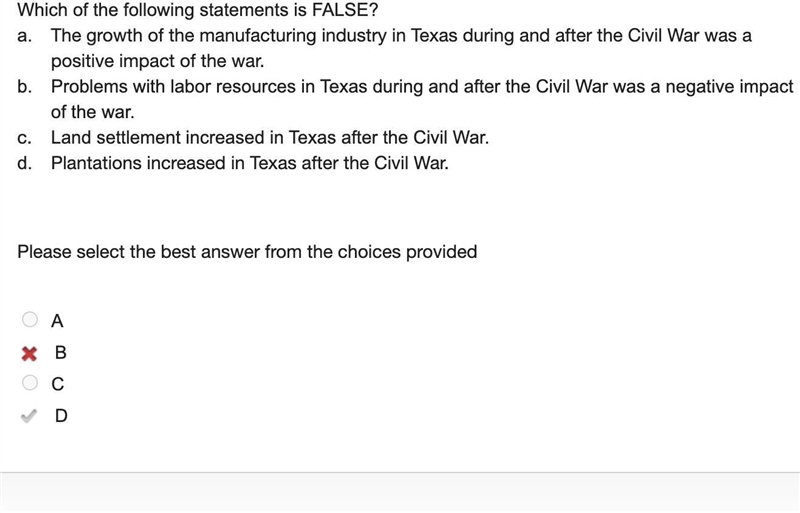 Which of the following did NOT occur after federal troops moved out of the South and-example-1