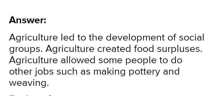 How did advancements in agriculture change life for Neolithic villagers? Choose three-example-1