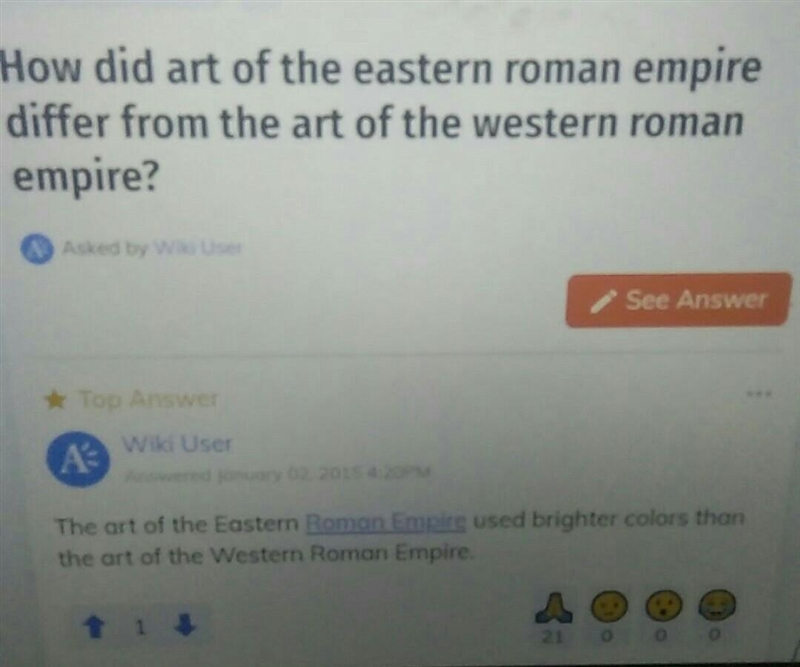 30 EASY POINTS HELP FAST PLEASEEEEE!!!!!!!!!! How did the art of the Eastern Roman-example-1