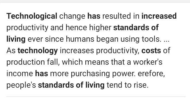 How has technology improved your standard of living?-example-1