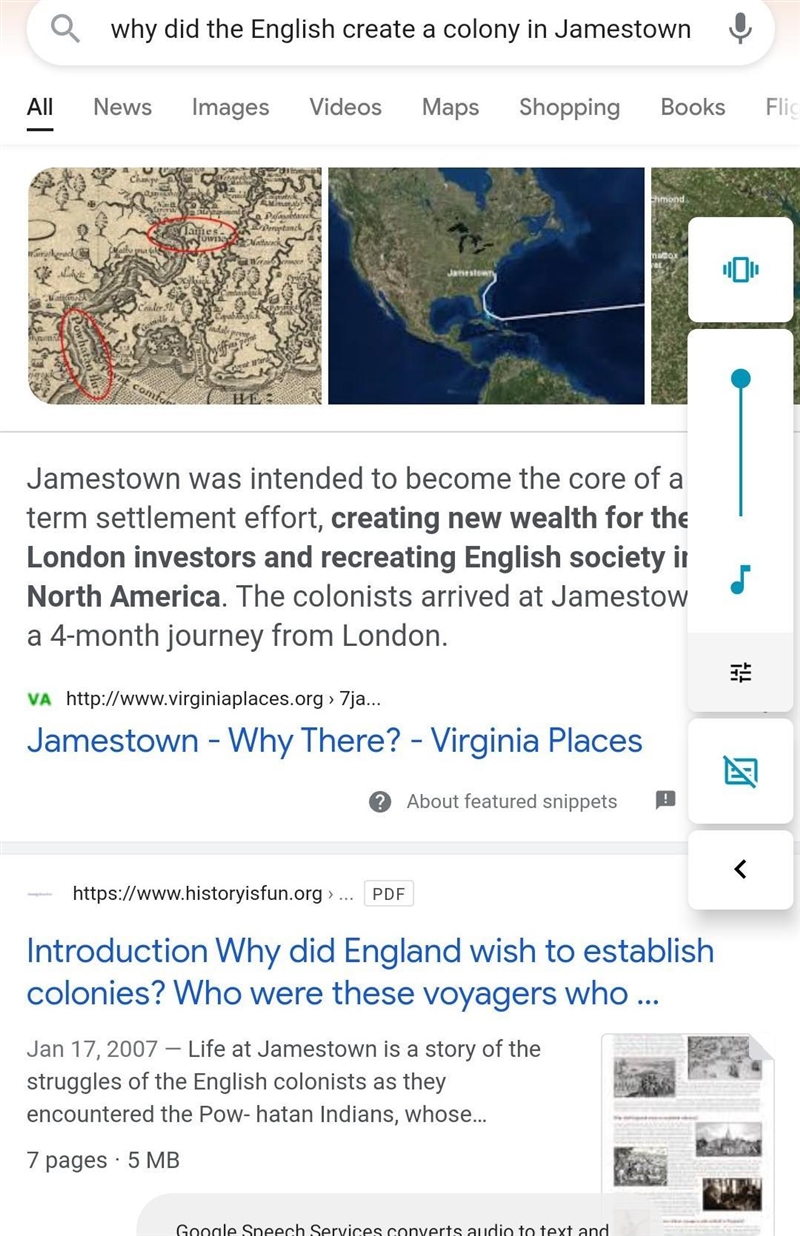 How and why did the English create their colony at Jamestown?-example-1